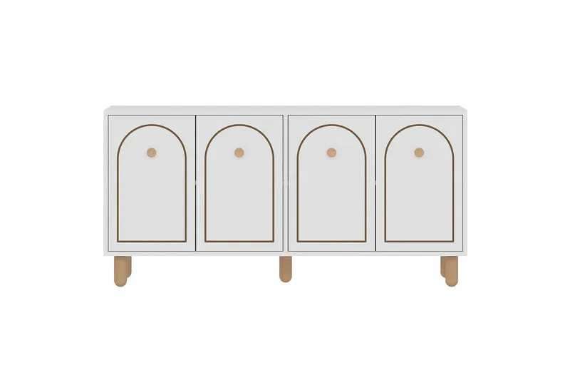 Hearst Konsolipöytä 150 cm, Valkoinen