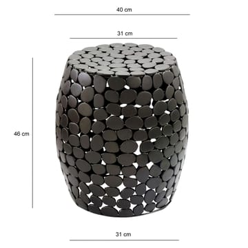 Helilo sivupöytä 40 cm - musta - Huonekalut - Pöytä & ruokailuryhmä - Apupöytä & sivupöytä - Sarjapöytä