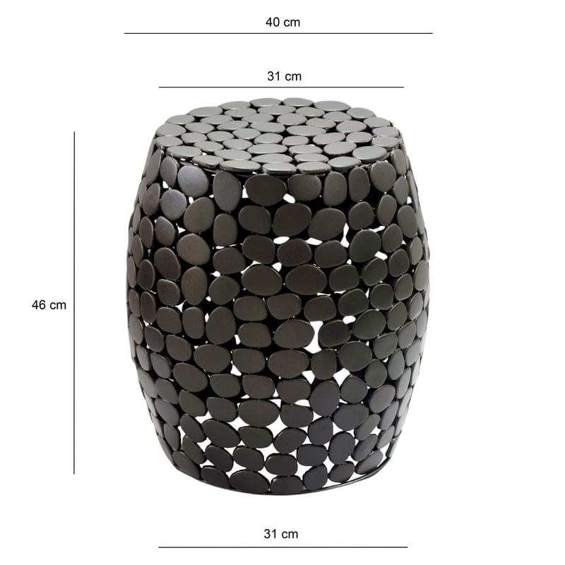 Helilo sivupöytä 40 cm - musta - Huonekalut - Pöytä & ruokailuryhmä - Apupöytä & sivupöytä - Sarjapöytä