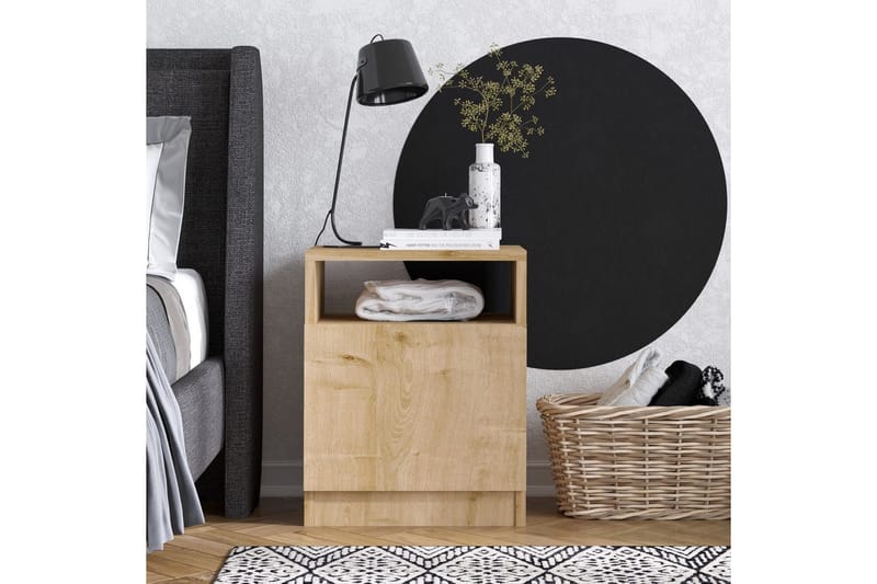 Heren Yöpöytä 40 cm - Pähkinä - Huonekalut - Pöytä & ruokailuryhmä - Apupöytä & sivupöytä - Yöpöytä