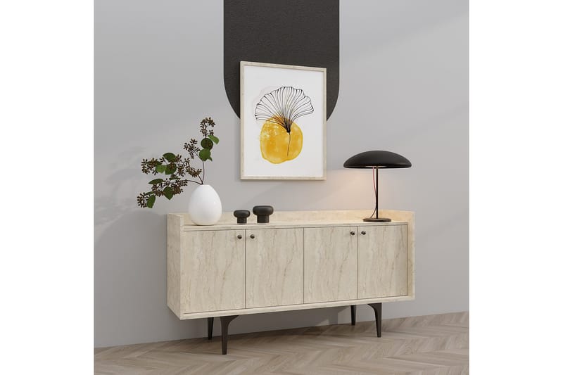 Hesperia Konsolipöytä 150 cm - Beige - Huonekalut - Pöytä & ruokailuryhmä - Apupöytä & sivupöytä - Konsolipöytä