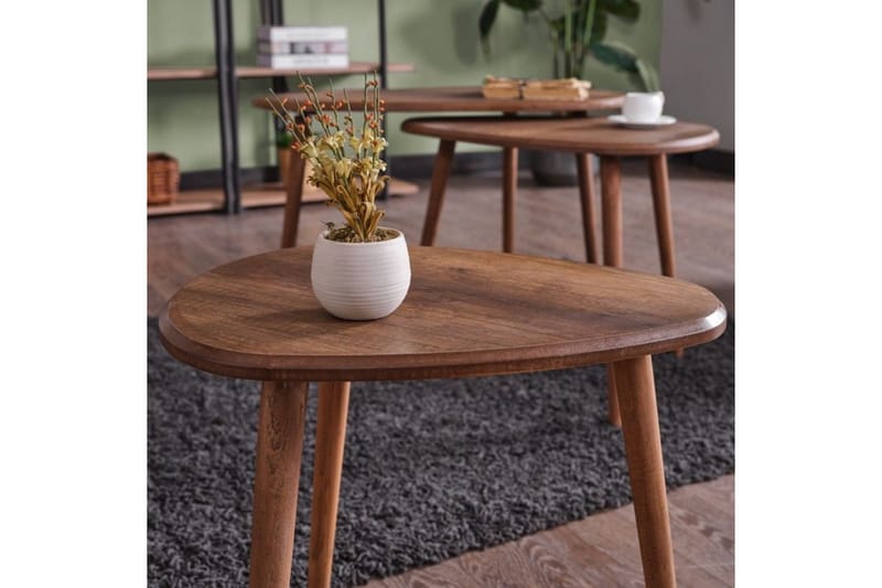 Horatio Sarjapöytä 80 cm - Hiekka - Huonekalut - Pöytä & ruokailuryhmä - Apupöytä & sivupöytä - Sarjapöytä