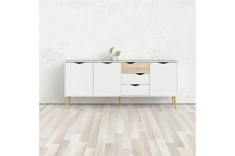 Hostafranc Senkki 195,7 cm - Valkoinen - Säilytys - Säilytyskalusteet - Senkki