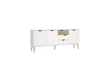 Hostafranc Senkki 195,7 cm - Valkoinen - Säilytys - Säilytyskalusteet - Senkki