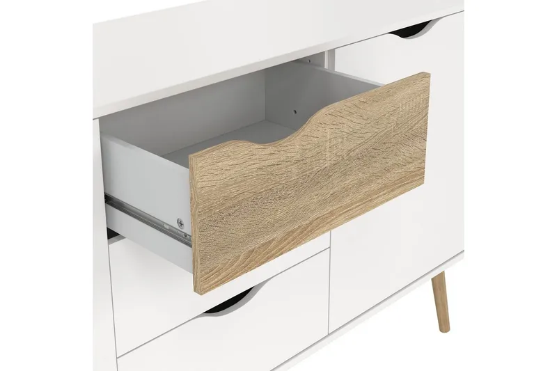 Hostafranc Senkki 195,7 cm - Valkoinen - Säilytys - Säilytyskalusteet - Senkki