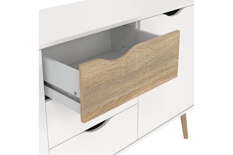 Hostafranc Senkki 195,7 cm - Valkoinen - Säilytys - Säilytyskalusteet - Senkki