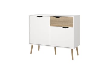Hostafranc Senkki 98,7 cm - Valkoinen - Säilytys - Säilytyskalusteet - Senkki