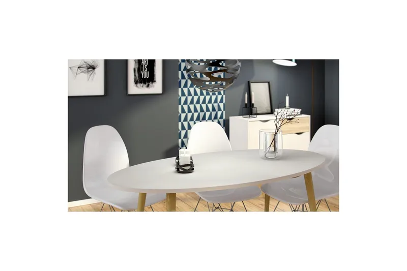 Hostafranc Senkki 98,7 cm - Valkoinen - Säilytys - Säilytyskalusteet - Senkki