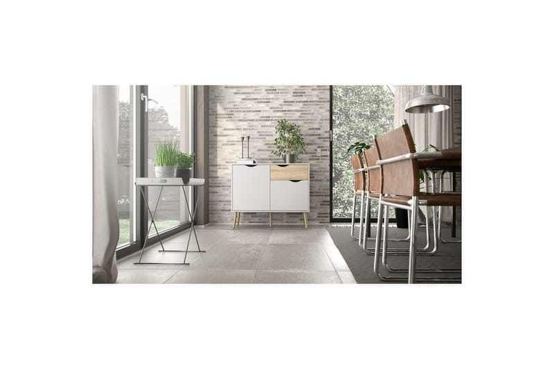 Hostafranc Senkki 98,7 cm - Valkoinen - Säilytys - Säilytyskalusteet - Senkki