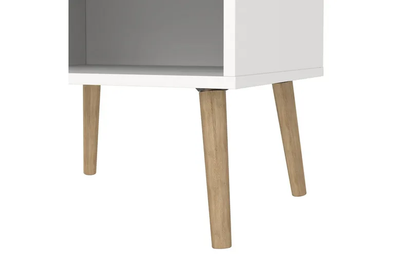 Hostafranc Yöpöytä 50,2 cm - Valkoinen - Huonekalut - Pöytä & ruokailuryhmä - Apupöytä & sivupöytä - Yöpöytä