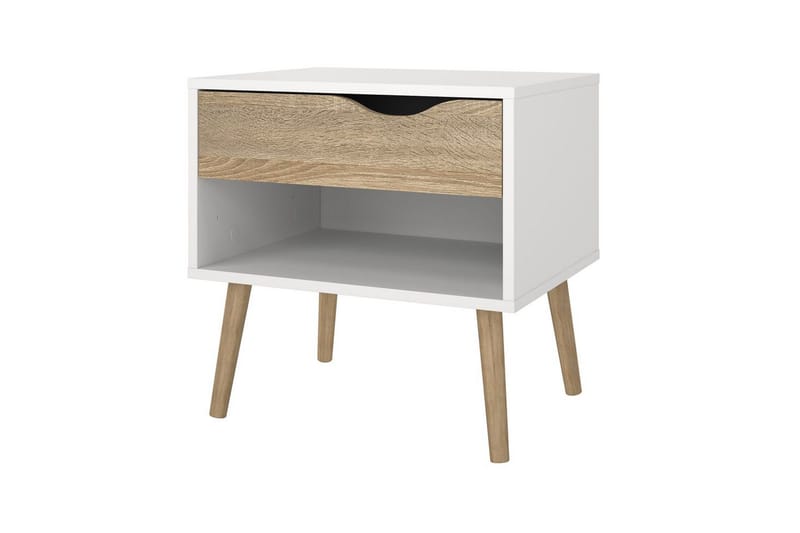 Hostafranc Yöpöytä 50,2 cm, Valkoinen