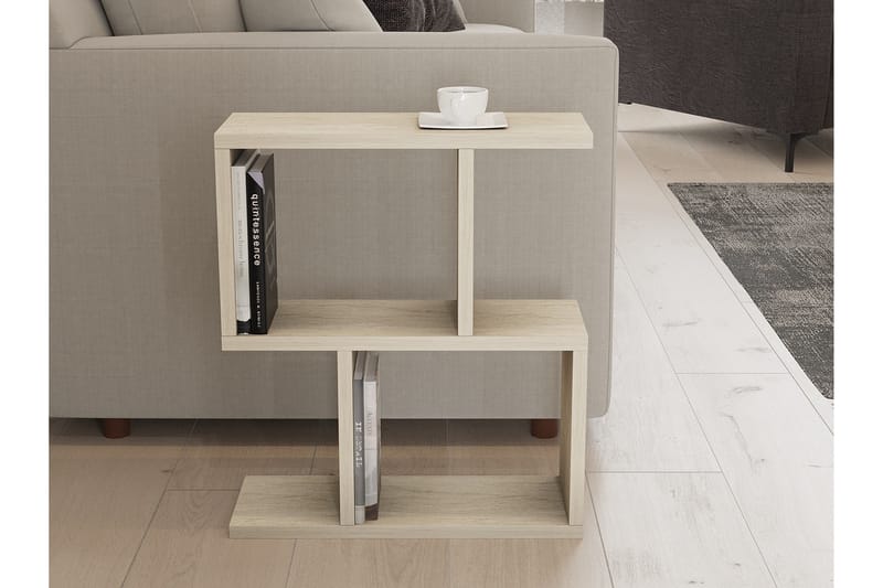 Hui Sivupöytä 45 cm - Beige - Huonekalut - Pöytä & ruokailuryhmä - Apupöytä & sivupöytä - Tarjotinpöytä & pikkupöytä