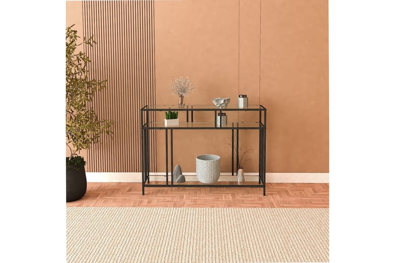 Hungirr Konsolipöytä 100 cm - Musta - Huonekalut - Pöytä & ruokailuryhmä - Apupöytä & sivupöytä - Konsolipöytä