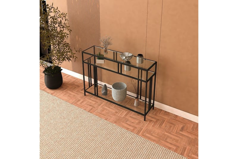 Hungirr Konsolipöytä 100 cm - Musta - Huonekalut - Pöytä & ruokailuryhmä - Apupöytä & sivupöytä - Konsolipöytä