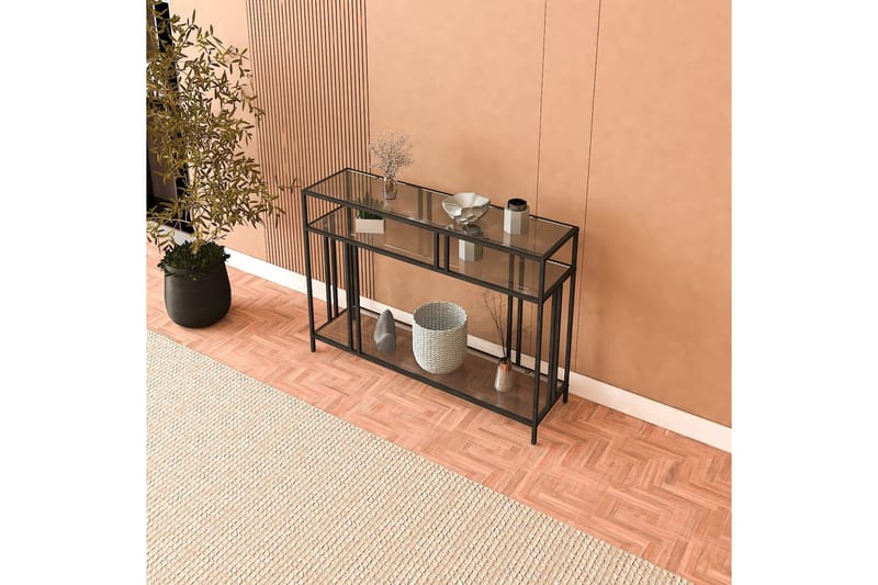 Hungirr Konsolipöytä 100 cm - Musta - Huonekalut - Pöytä & ruokailuryhmä - Apupöytä & sivupöytä - Konsolipöytä