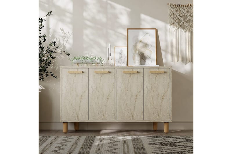Hungirr konsolipöytä 120 cm - Beige - Huonekalut - Pöytä & ruokailuryhmä - Apupöytä & sivupöytä - Konsolipöytä