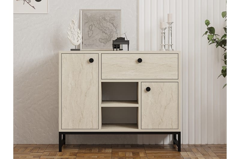 Inci Konsolipöytä 90 cm - Beige - Huonekalut - Pöytä & ruokailuryhmä - Apupöytä & sivupöytä - Konsolipöytä
