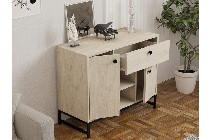 Inci Konsolipöytä 90 cm - Beige - Huonekalut - Pöytä & ruokailuryhmä - Apupöytä & sivupöytä - Konsolipöytä