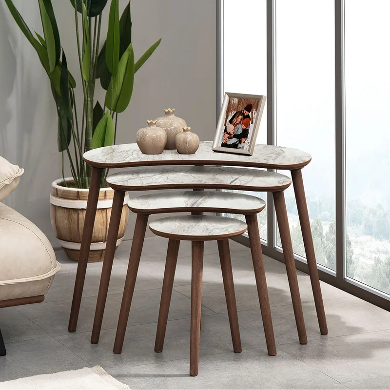 Indumati sarjapöydät 75 cm - Huonekalut - Pöytä & ruokailuryhmä - Apupöytä & sivupöytä - Sarjapöytä