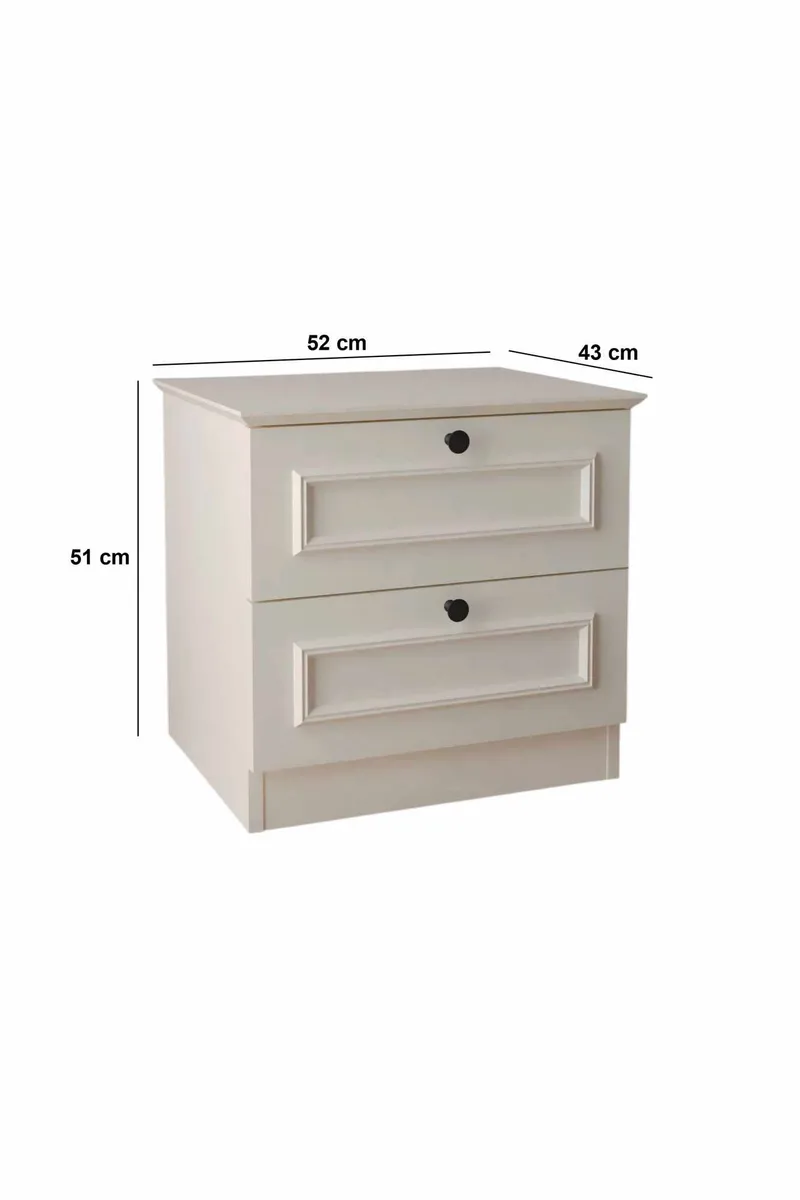 Interlaken yöpöytä 50 cm - Huonekalut - Pöytä & ruokailuryhmä - Apupöytä & sivupöytä - Yöpöytä