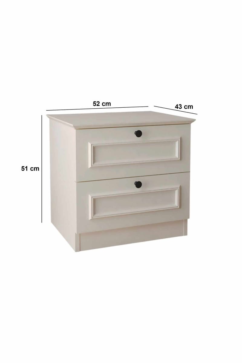 Interlaken yöpöytä 50 cm - Huonekalut - Pöytä & ruokailuryhmä - Apupöytä & sivupöytä - Yöpöytä