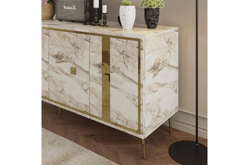 Ivara Konsolipöytä 150 cm - Beige - Huonekalut - Pöytä & ruokailuryhmä - Apupöytä & sivupöytä - Konsolipöytä