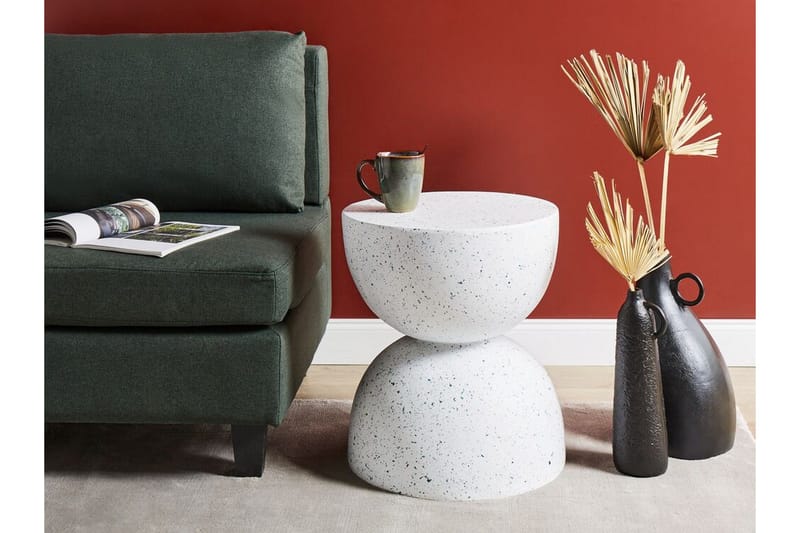 Jacksonville Sivupöytä 40 cm - Valkoinen/Sininen - Huonekalut - Pöytä & ruokailuryhmä - Apupöytä & sivupöytä - Tarjotinpöytä & pikkupöytä