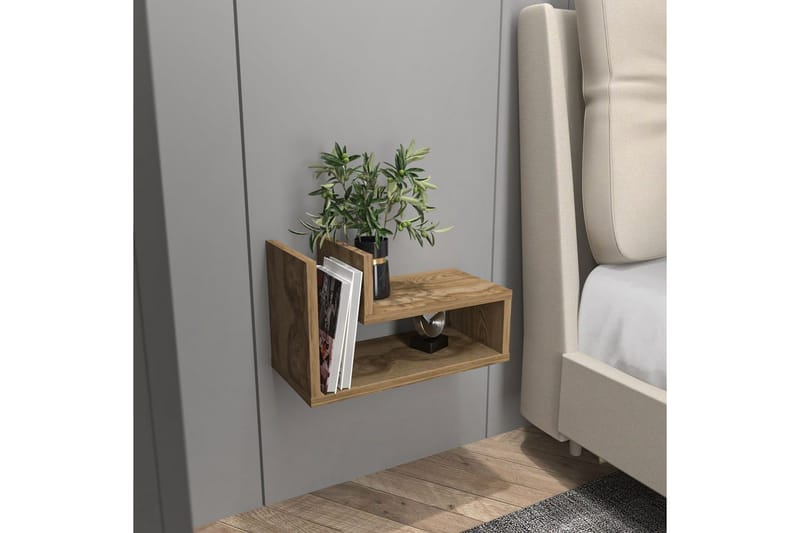 Jarlech Yöpöytä 45 cm - Tammi - Huonekalut - Pöytä & ruokailuryhmä - Apupöytä & sivupöytä - Yöpöytä