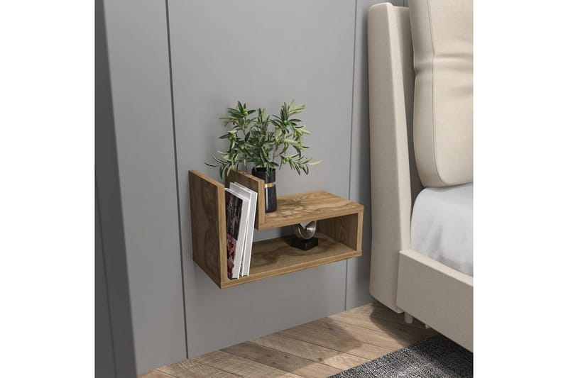 Jarlech Yöpöytä 45 cm - Tammi - Huonekalut - Pöytä & ruokailuryhmä - Apupöytä & sivupöytä - Yöpöytä