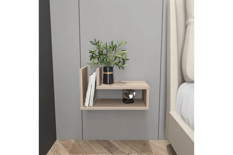 Jarlech Yöpöytä 45 cm - Punainen - Huonekalut - Pöytä & ruokailuryhmä - Apupöytä & sivupöytä - Yöpöytä