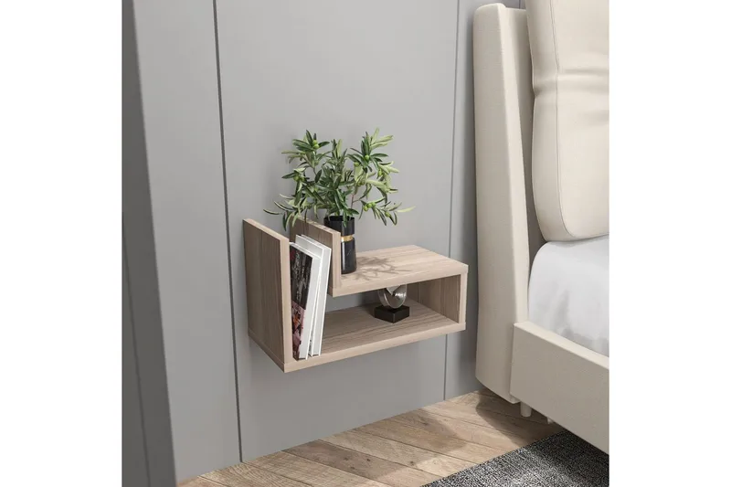 Jarlech Yöpöytä 45 cm - Punainen - Huonekalut - Pöytä & ruokailuryhmä - Apupöytä & sivupöytä - Yöpöytä