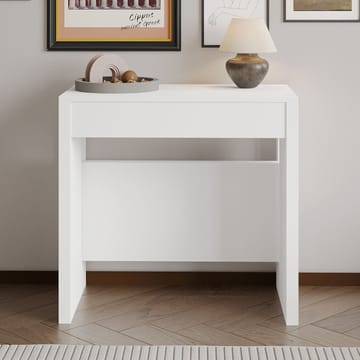jatkettava konsolipöytä Homitis Nivo (80 x 76,1 x 44 cm) Valkoinen - Huonekalut - Pöytä & ruokailuryhmä - Apupöytä & sivupöytä - Eteispöytä
