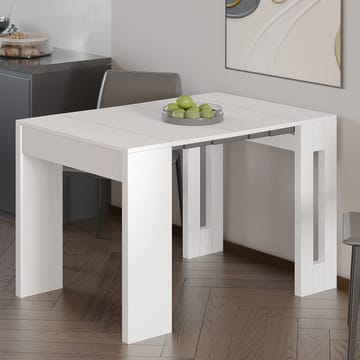 jatkettava konsolipöytä Homitis Nivo (80 x 76,1 x 44 cm) Valkoinen - Huonekalut - Pöytä & ruokailuryhmä - Apupöytä & sivupöytä - Eteispöytä