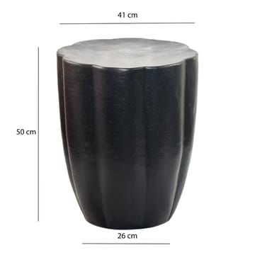 Junaro-sivupöytä 41 cm - Musta - Huonekalut - Pöytä & ruokailuryhmä - Apupöytä & sivupöytä - Tarjotinpöytä & pikkupöytä