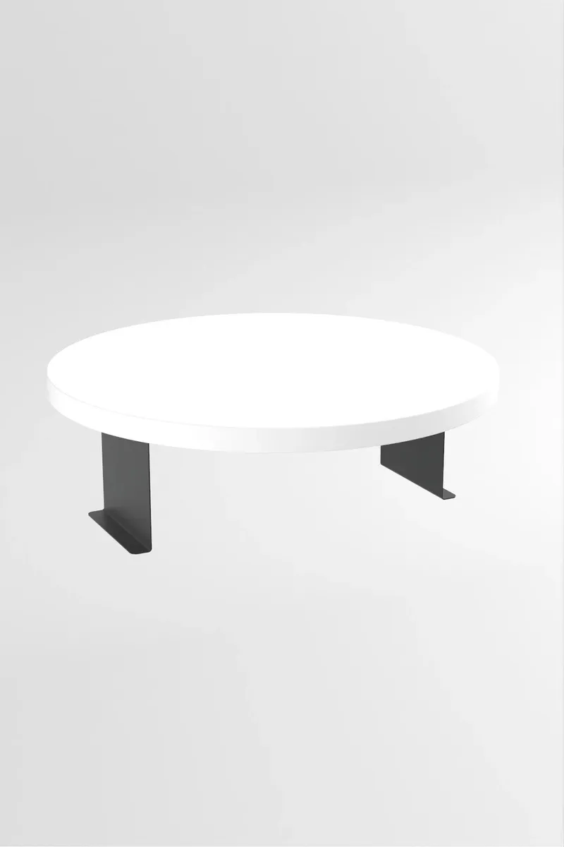 Käsinojapöytä Homitis Armona-tarjotin (32 x 10 x 32 cm) Valkoinen, undefined