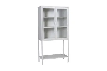 Kaappi Misha 75 cm - Valkoinen - Säilytys - Kaappi - Vitriini