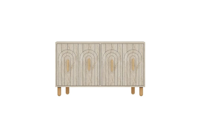 Kambuku Pulpettipöytä 120 cm - Beige - Huonekalut - Pöytä & ruokailuryhmä - Apupöytä & sivupöytä - Konsolipöytä