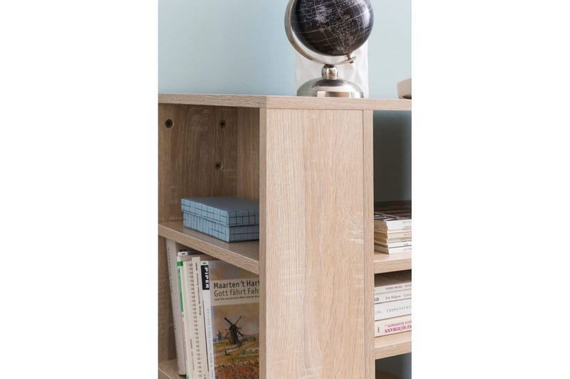 Kirjahylly Wohnling liikkuva, moderni ja yksinkertainen, jossa on useita säilytyslokeroita Sonoma - Sonoma - Säilytys - Säilytyskalusteet - Lipasto - Laatikostot