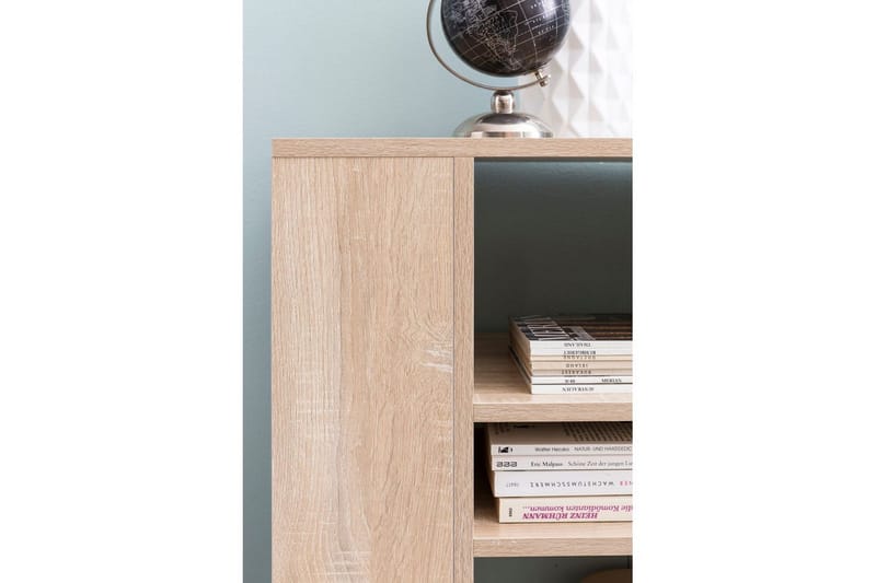 Kirjahylly Wohnling liikkuva, moderni ja yksinkertainen, jossa on useita säilytyslokeroita Sonoma - Sonoma - Säilytys - Säilytyskalusteet - Lipasto - Laatikostot