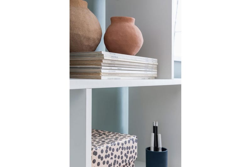 Kirjahylly Wohnling Tyylikäs ja 6 porrastettua säilytystasoa - Säilytys - Hylly - Kirjahylly