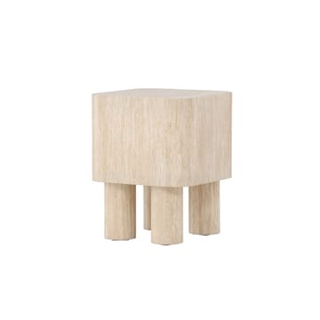 Klirou Sivupöytä 40 cm - Beige - Huonekalut - Pöytä & ruokailuryhmä - Apupöytä & sivupöytä - Tarjotinpöytä & pikkupöytä