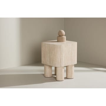 Klirou Sivupöytä 40 cm - Beige - Huonekalut - Pöytä & ruokailuryhmä - Apupöytä & sivupöytä - Tarjotinpöytä & pikkupöytä