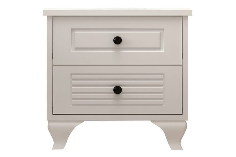 Klyros Yöpöytä 45 cm, Matta Valkoinen