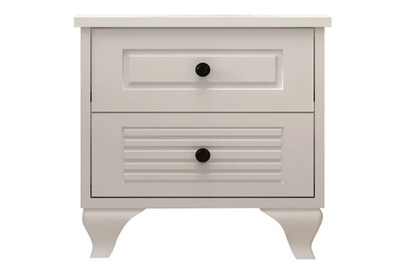 Klyros Yöpöytä 45 cm, Matta Valkoinen