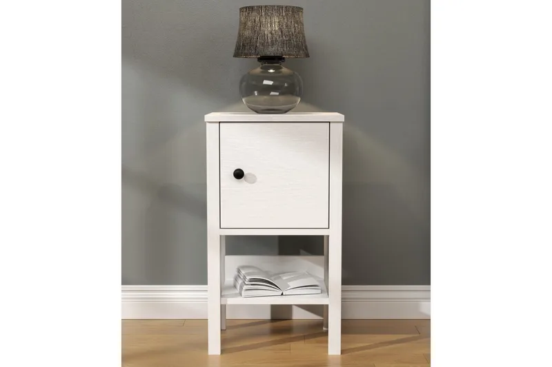 Konrul Yöpöytä 40 cm - Luonnollinen/Valkoinen - Huonekalut - Pöytä & ruokailuryhmä - Apupöytä & sivupöytä - Yöpöytä