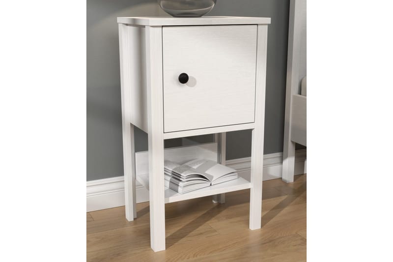 Konrul Yöpöytä 40 cm - Luonnollinen/Valkoinen - Huonekalut - Pöytä & ruokailuryhmä - Apupöytä & sivupöytä - Yöpöytä