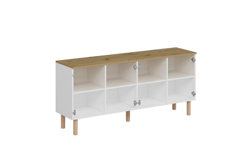 Konsoli Bingdi valkoinen - Valkoinen - Huonekalut - Pöytä & ruokailuryhmä - Apupöytä & sivupöytä - Konsolipöytä