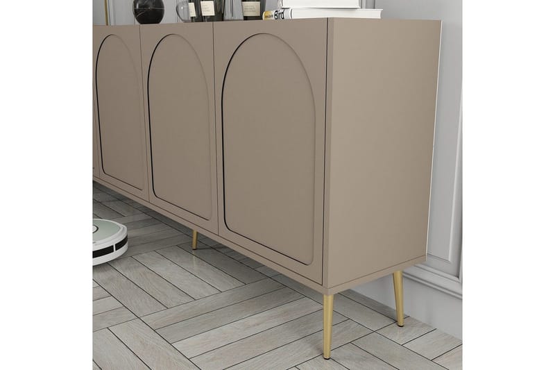 Konsoli Hazim Atlas / Kulta - Kulta/Monivärinen - Huonekalut - Pöytä & ruokailuryhmä - Apupöytä & sivupöytä - Konsolipöytä