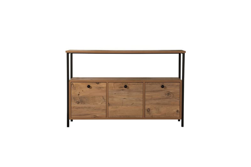 Konsoli Hemani Atlantin mänty musta - Atlantin mänty musta - Huonekalut - Pöytä & ruokailuryhmä - Apupöytä & sivupöytä - Konsolipöytä