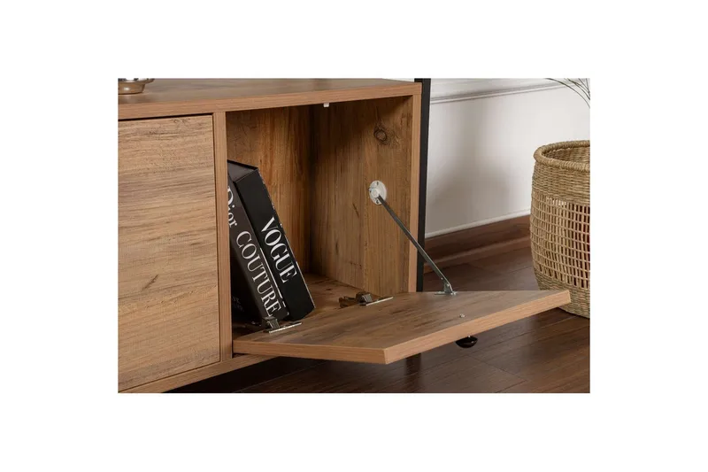 Konsoli Hemani Atlantin mänty musta - Atlantin mänty musta - Huonekalut - Pöytä & ruokailuryhmä - Apupöytä & sivupöytä - Konsolipöytä